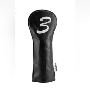 Kingpins Golf Club Headcover Fairway leather black